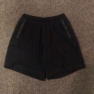 Lululemon mens black shorts